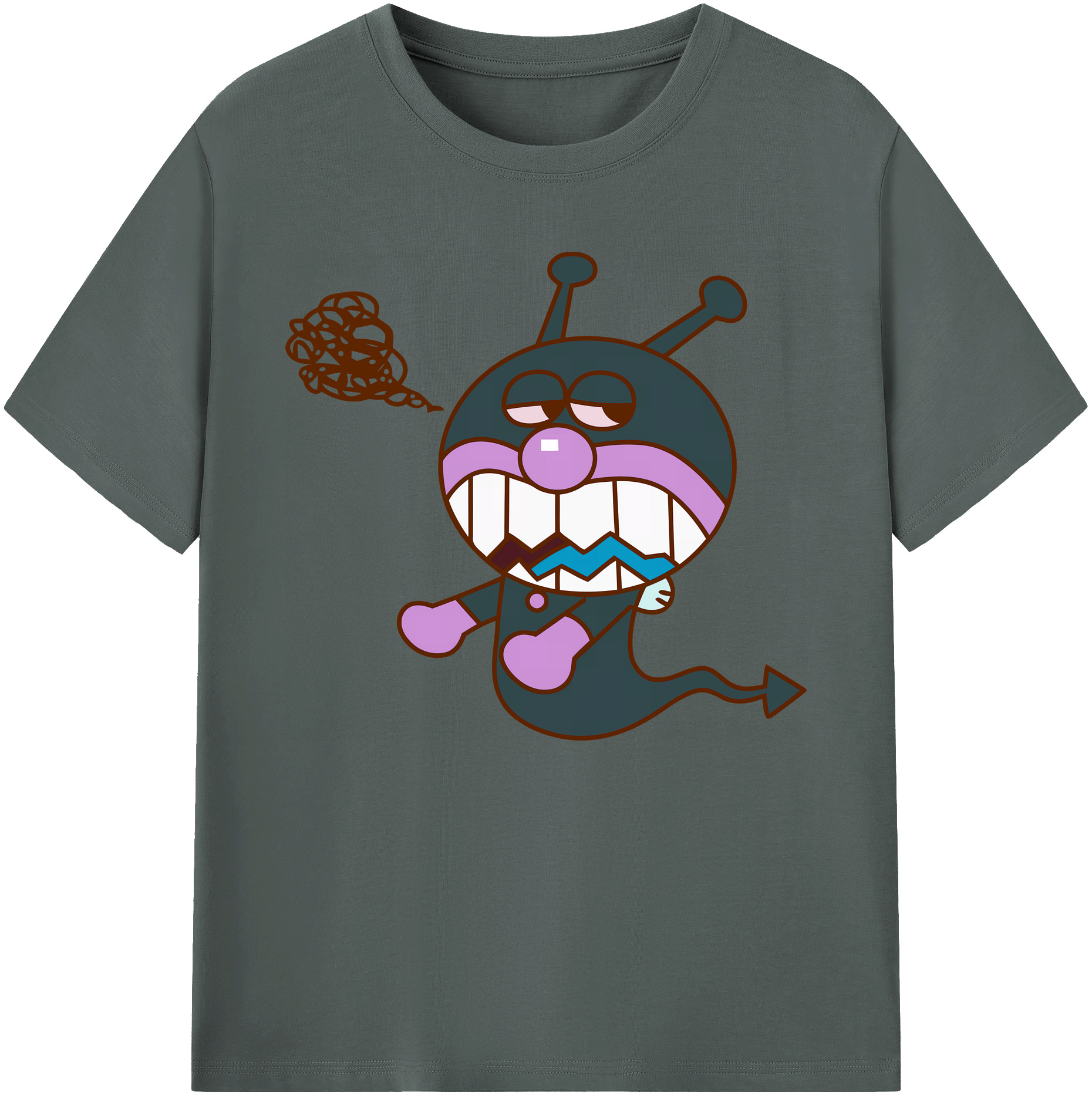 （画像用） アンパンマン Anpanman 綿100％ メンズ半袖Tシャツ｜肌触りやわらか＆通気性